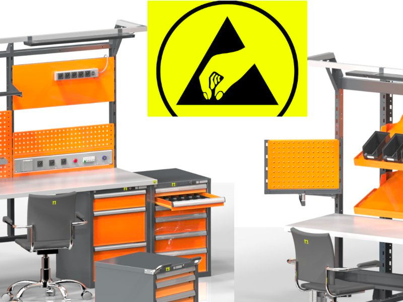 Mobilier ESD pour EPA PCZ