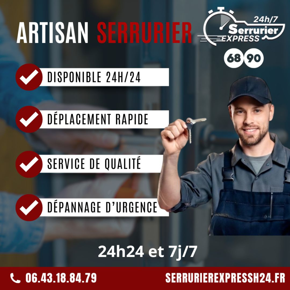 Artisan serrurier à Colmar