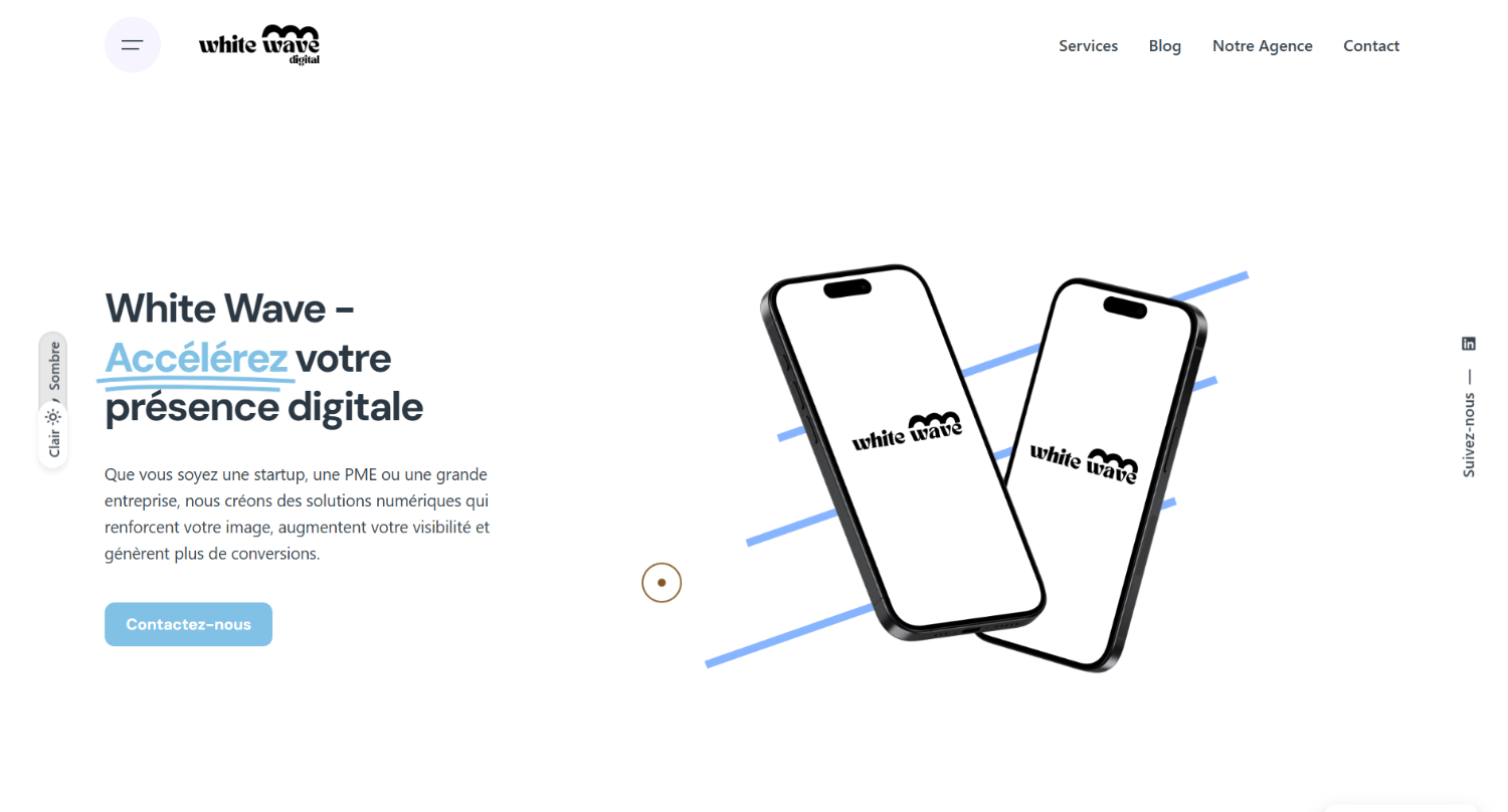 Site de White Wave